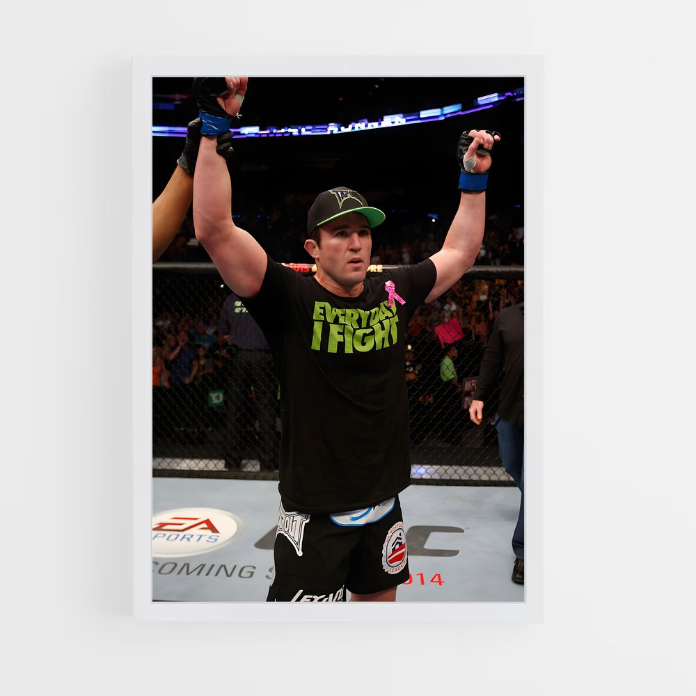 Poster Chael de sonnen – affiche MMA (vue 3)